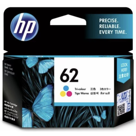 Tinta HP Cartridge 62 Tricolor