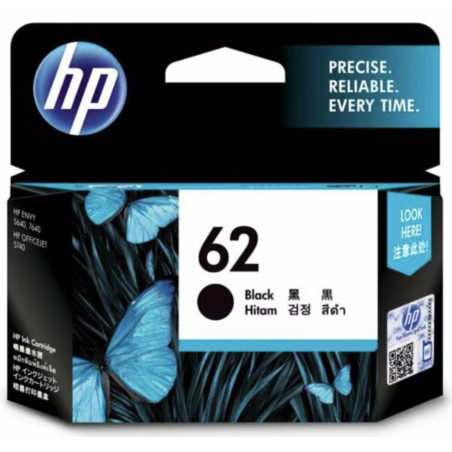 Tinta HP Cartdrige 62 Black